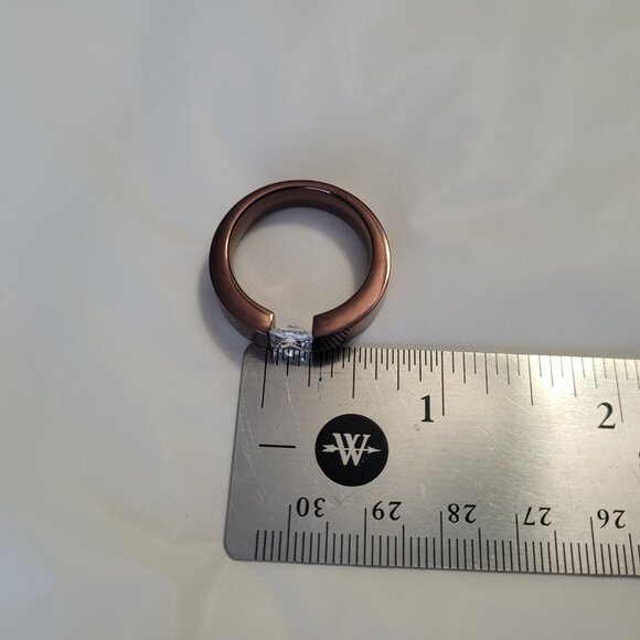 Inox 316L Stainless Men's Band Size 10 1/4 Copper Colored - Picture 9 of 10